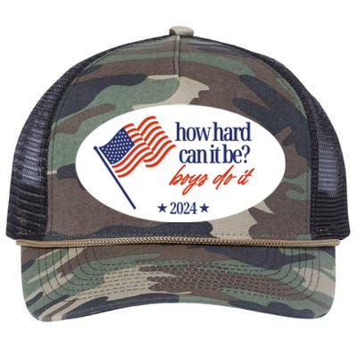 How Hard Can It Be Boy Do It Sticker Retro Rope Trucker Hat Cap