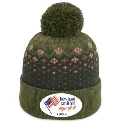 How Hard Can It Be Boy Do It Sticker The Baniff Cuffed Pom Beanie