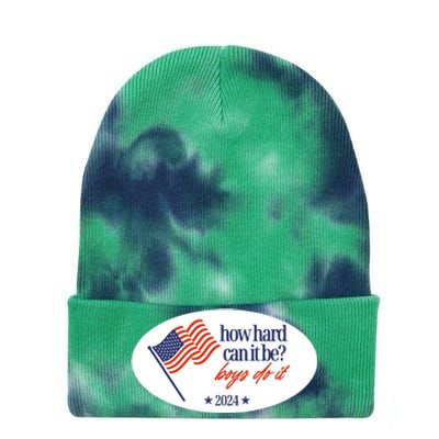 How Hard Can It Be Boy Do It Sticker Tie Dye 12in Knit Beanie