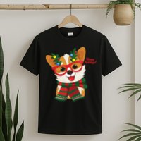 Happy Holidays Cute Corgi Dog Lover T-Shirt