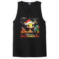 Happy Hallothanksmas Coffee Latte Halloween Thanksgiving PosiCharge Competitor Tank