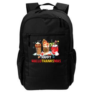 Happy Hallothanksmas Coffee Daily Commute Backpack