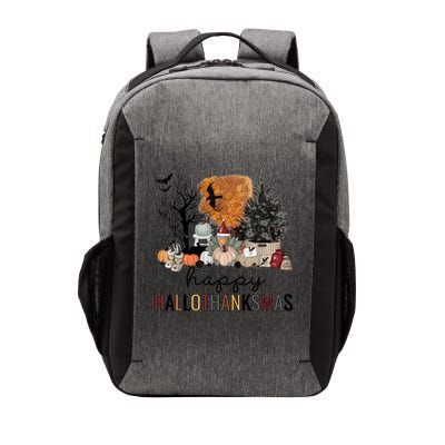 Happy Hallothanksmas Coffee Halloween Thanksgiving Christmas Vector Backpack