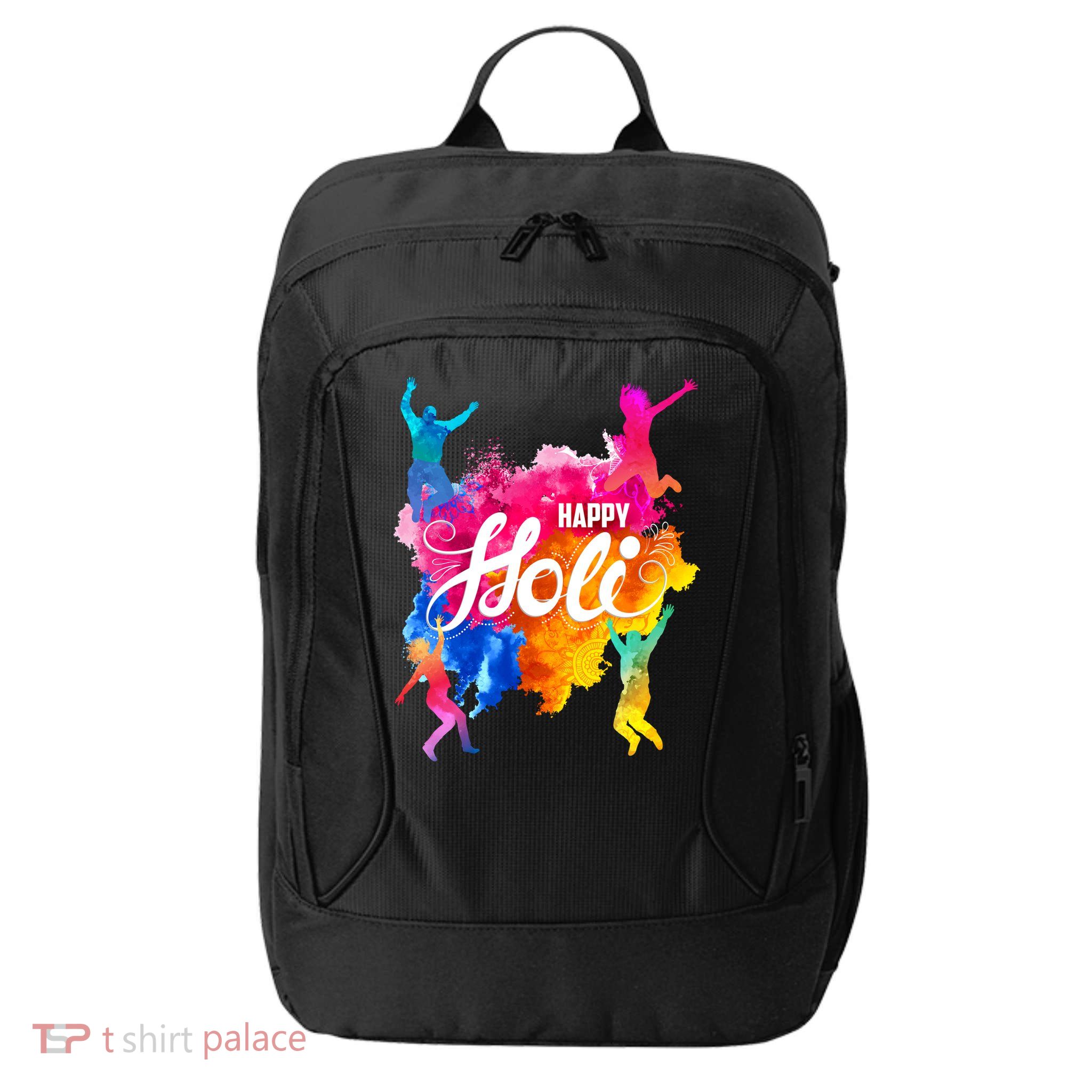 Happy Holi Celebrate South Asian Indian Hindu Festival City Backpack