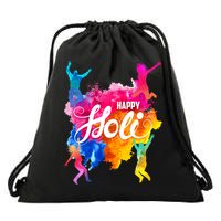 Happy Holi Celebrate South Asian Indian Hindu Festival Drawstring Bag