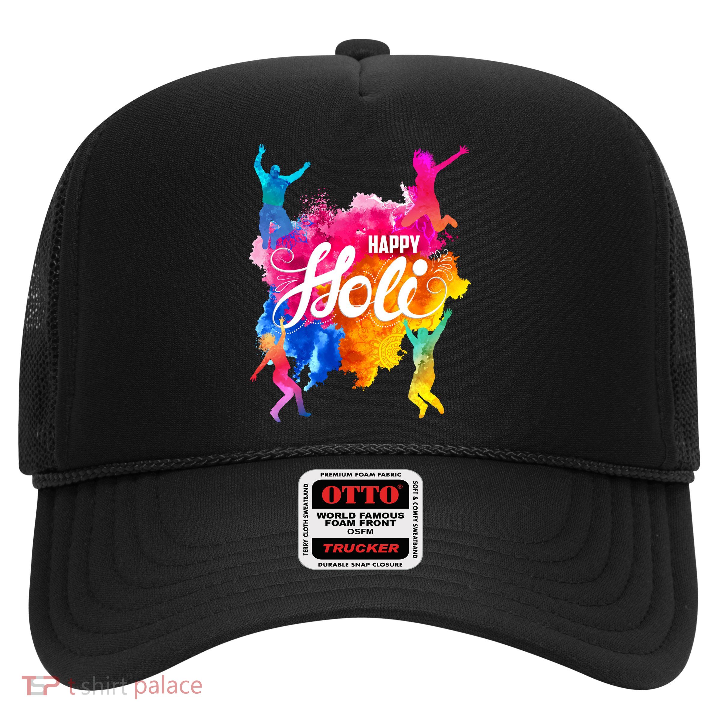 Happy Holi Celebrate South Asian Indian Hindu Festival Trucker Hat