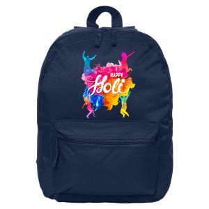 Happy Holi Celebrate South Asian Indian Hindu Festival 16 in Basic Backpack