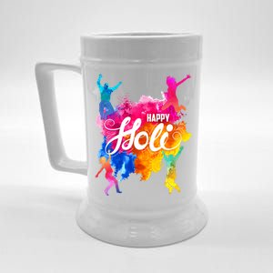 Happy Holi Celebrate South Asian Indian Hindu Festival Beer Stein