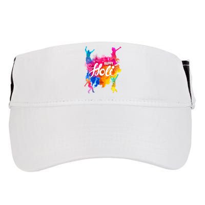 Happy Holi Celebrate South Asian Indian Hindu Festival Adult Drive Performance Visor