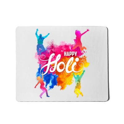 Happy Holi Celebrate South Asian Indian Hindu Festival Mousepad