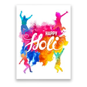 Happy Holi Celebrate South Asian Indian Hindu Festival Poster