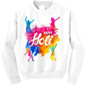 Happy Holi Celebrate South Asian Indian Hindu Festival Kids Sweatshirt