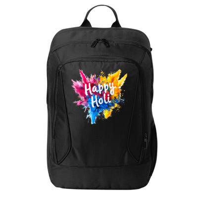 Happy Holi Color India Hindu Gifts City Backpack