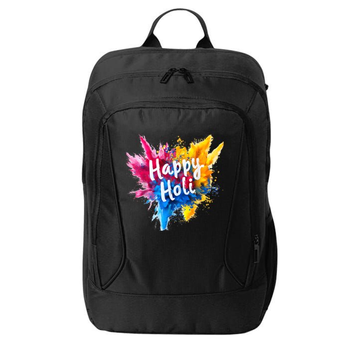 Happy Holi Color India Hindu Gifts City Backpack