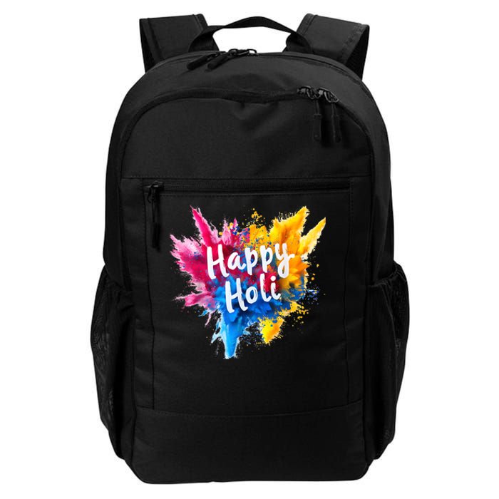 Happy Holi Color India Hindu Gifts Daily Commute Backpack