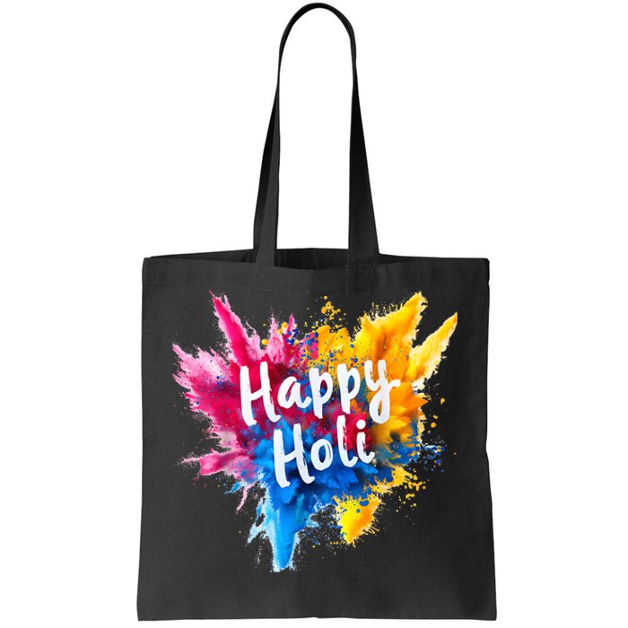 Happy Holi Color India Hindu Gifts Tote Bag