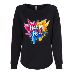 Happy Holi Color India Hindu Gifts Womens California Wash Sweatshirt