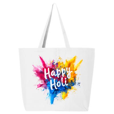 Happy Holi Color India Hindu Gifts 25L Jumbo Tote