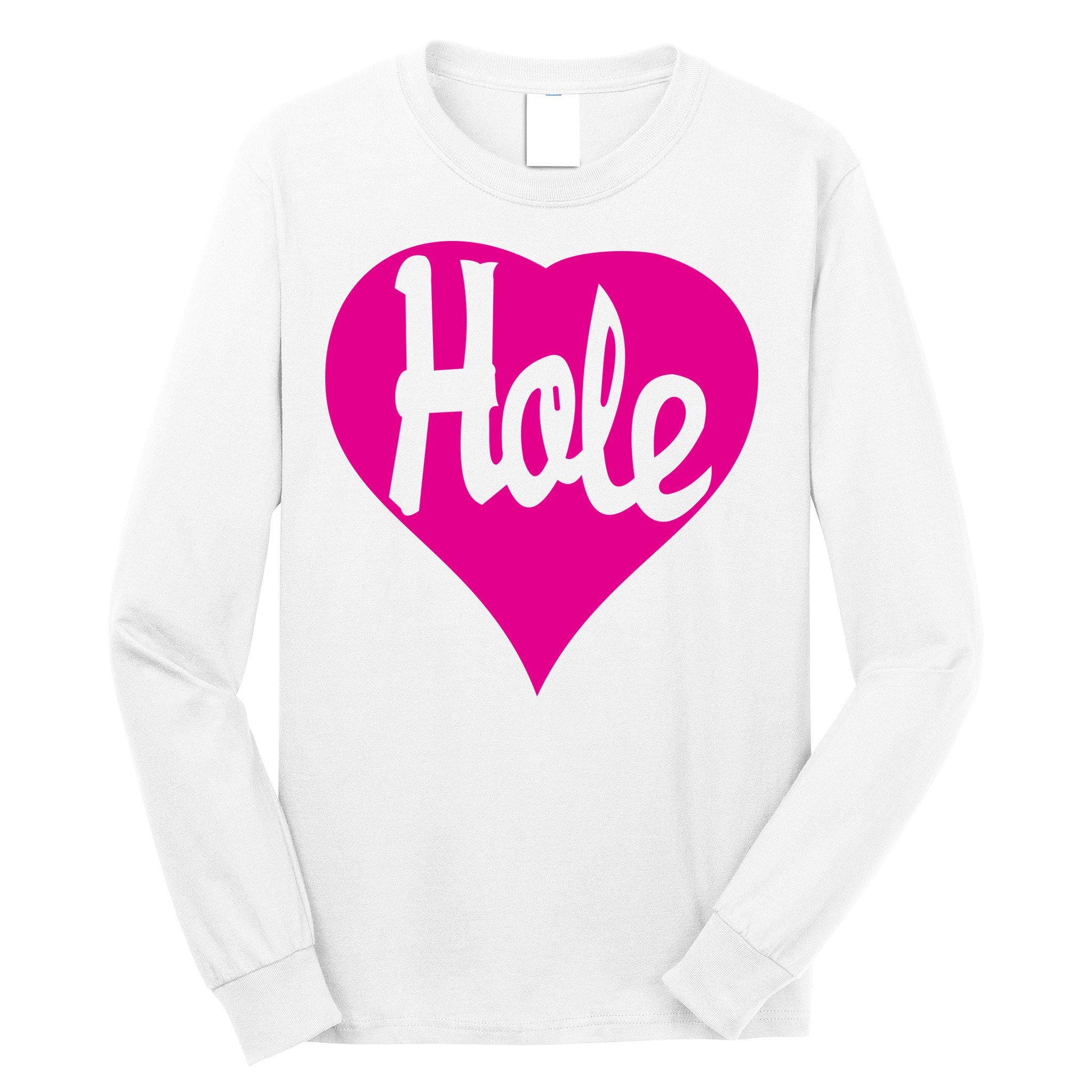 Hole Heart Courtney Love Long Sleeve Shirt