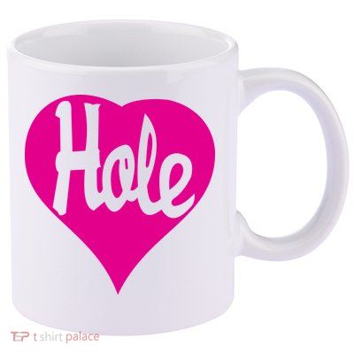 Hole Heart Courtney Love 11oz C Handle Ceramic Mug