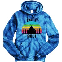 Happy Holi Colorful Colors India Dance Hindu Spring Festival Gift Tie Dye Hoodie