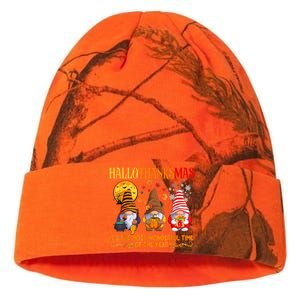 Happy Hallothanksmas Cute Gnomes Fall Halloween Kati Licensed 12" Camo Beanie