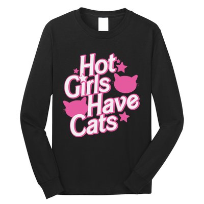 Hot Have Cats Long Sleeve Shirt