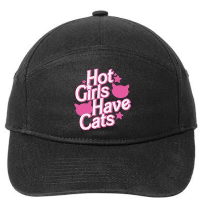 Hot Have Cats 7-Panel Snapback Hat