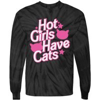 Hot Have Cats Tie-Dye Long Sleeve Shirt