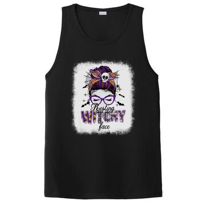 Happy Halloween Costume Resting Witch Face Funny Gift PosiCharge Competitor Tank