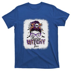 Happy Halloween Costume Resting Witch Face Funny Gift T-Shirt