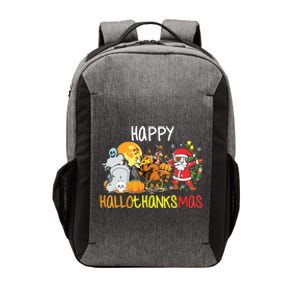 Happy Hallothanksmas Coffee Latte Halloween Thanksgiving Vector Backpack