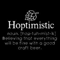 Hoptimistic Hops Craft Beer Lover Gift Homebrew Brewery Impact Tech Backpack