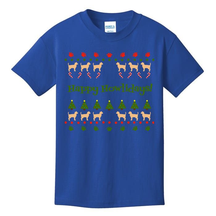 Happy Howlidays! Chihuahua Christmas Gift Kids T-Shirt