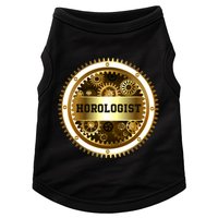 Horologist Horology Clockmaker Watchmaker Timekeeper Watch Collector Clock Lover Doggie Tank
