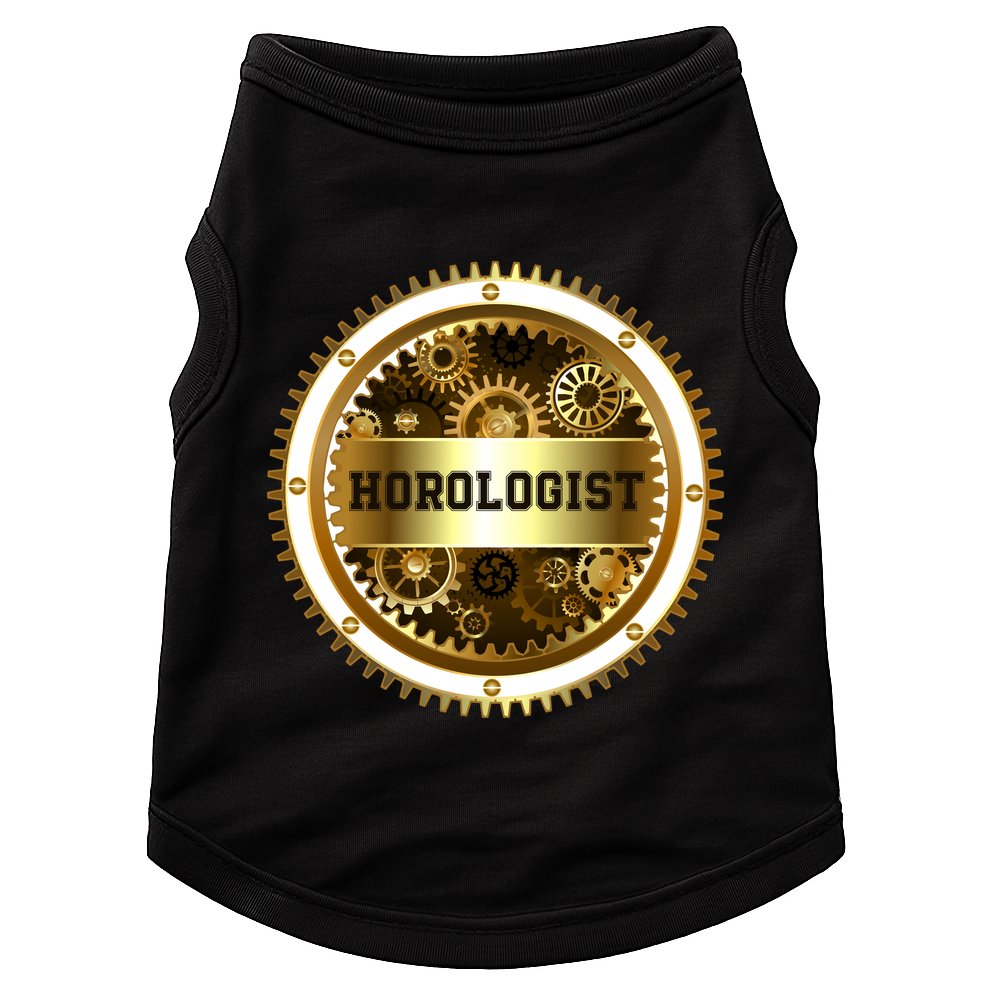 Horologist Horology Clockmaker Watchmaker Timekeeper Watch Collector Clock Lover Doggie Tank