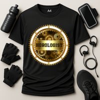 Horologist Horology Clockmaker Watchmaker Timekeeper Watch Collector Clock Lover Performance Shirt