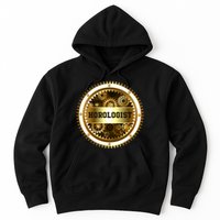 Horologist Horology Clockmaker Watchmaker Timekeeper Watch Collector Clock Lover Hoodie