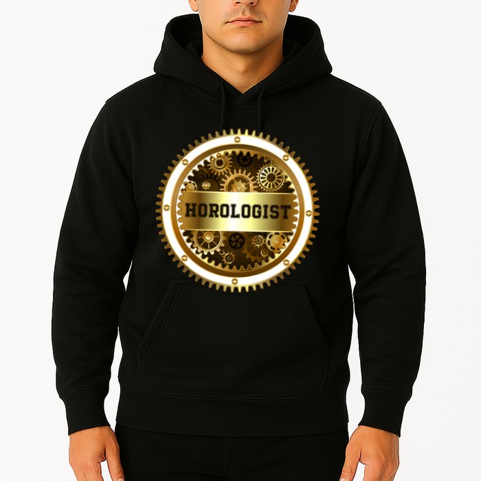 Horologist Horology Clockmaker Watchmaker Timekeeper Watch Collector Clock Lover Hoodie