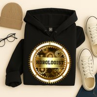 Horologist Horology Clockmaker Watchmaker Timekeeper Watch Collector Clock Lover Hoodie
