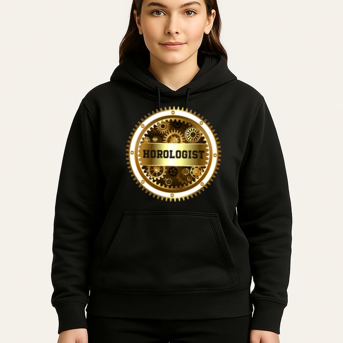 Horologist Horology Clockmaker Watchmaker Timekeeper Watch Collector Clock Lover Hoodie