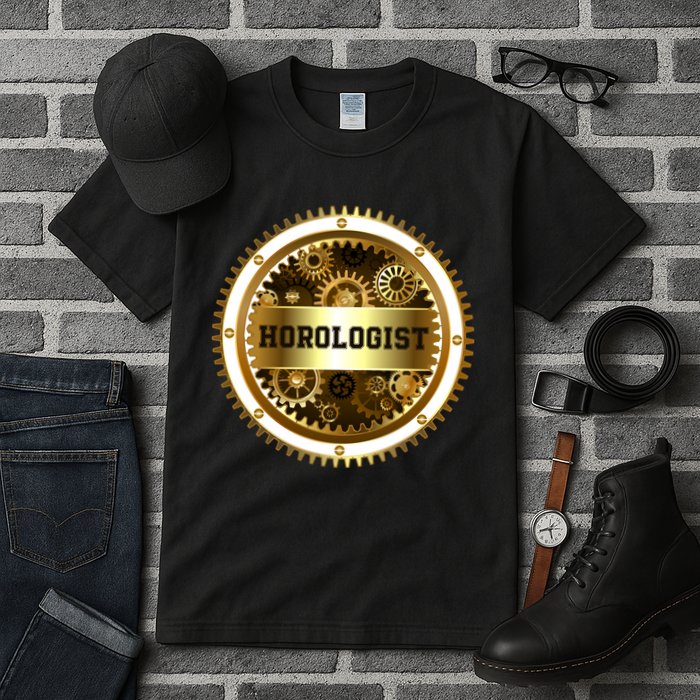Horologist Horology Clockmaker Watchmaker Timekeeper Watch Collector Clock Lover Tall T-Shirt