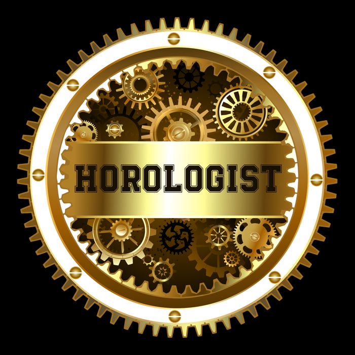 Horologist Horology Clockmaker Watchmaker Timekeeper Watch Collector Clock Lover Button