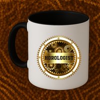 Horologist Horology Clockmaker Watchmaker Timekeeper Watch Collector Clock Lover Mug