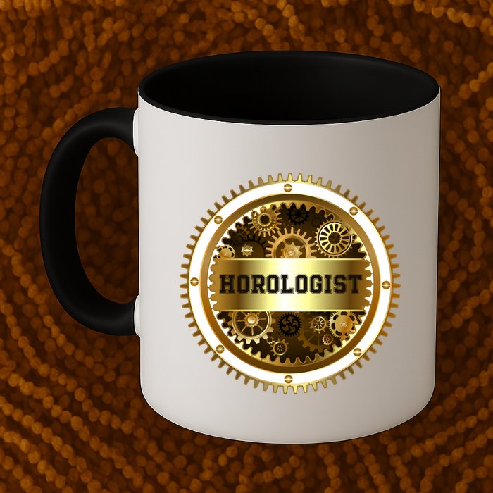 Horologist Horology Clockmaker Watchmaker Timekeeper Watch Collector Clock Lover Mug