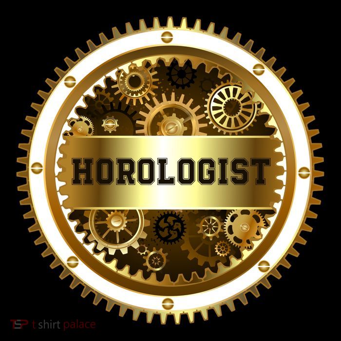 Horologist Horology Clockmaker Watchmaker Timekeeper Watch Collector Clock Lover Premium T-Shirt