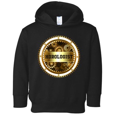 Horologist Horology Clockmaker Watchmaker Timekeeper Watch Collector Clock Lover Toddler Hoodie