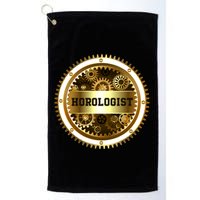 Horologist Horology Clockmaker Watchmaker Timekeeper Watch Collector Clock Lover Golf Towel