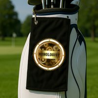 Horologist Horology Clockmaker Watchmaker Timekeeper Watch Collector Clock Lover Golf Towel