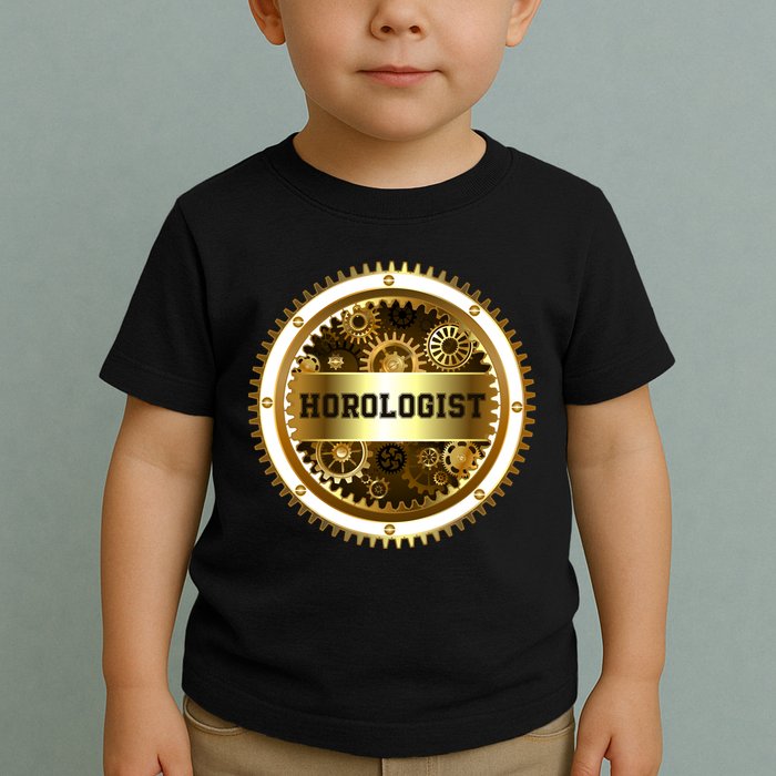 Horologist Horology Clockmaker Watchmaker Timekeeper Watch Collector Clock Lover Toddler T-Shirt